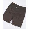 imageAUROLA Impressive Collection Workout Shorts for WomenHigh Waisted VShape Seam Gym Embossed Logo Athletic Fitness ShortChestnut Brown