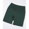 imageAUROLA Impressive Collection Workout Shorts for WomenHigh Waisted VShape Seam Gym Embossed Logo Athletic Fitness ShortEden Green