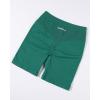 imageAUROLA Impressive Collection Workout Shorts for WomenHigh Waisted VShape Seam Gym Embossed Logo Athletic Fitness ShortGreen Jacket