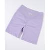 imageAUROLA Impressive Collection Workout Shorts for WomenHigh Waisted VShape Seam Gym Embossed Logo Athletic Fitness ShortLavender