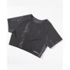imageAUROLA Serpent Snake Seamless Workout TShirts for WomenShort Sleeve Crop Top Gym Yoga Athletic Shirts TeeChestnut Brown