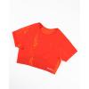 imageAUROLA Serpent Snake Seamless Workout TShirts for WomenShort Sleeve Crop Top Gym Yoga Athletic Shirts TeeHalloween Orange
