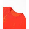 imageAUROLA Serpent Snake Seamless Workout TShirts for WomenShort Sleeve Crop Top Gym Yoga Athletic Shirts TeeHalloween Orange