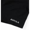 imageAUROLA Serpent Snake Seamless Workout TShirts for WomenShort Sleeve Crop Top Gym Yoga Athletic Shirts TeeSolidblack