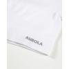 imageAUROLA Serpent Snake Seamless Workout TShirts for WomenShort Sleeve Crop Top Gym Yoga Athletic Shirts TeeSolidcrescent White