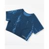 imageAUROLA Serpent Snake Seamless Workout TShirts for WomenShort Sleeve Crop Top Gym Yoga Athletic Shirts TeeWater Blue