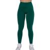 imageAUROLA Workout Leggings for Women Seamless Scrunch Tights Tummy Control Gym Fitness Girl Sport Active Yoga PantsAlpine Green