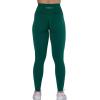 imageAUROLA Workout Leggings for Women Seamless Scrunch Tights Tummy Control Gym Fitness Girl Sport Active Yoga PantsAlpine Green