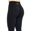 imageAUROLA Workout Leggings for Women Seamless Scrunch Tights Tummy Control Gym Fitness Girl Sport Active Yoga PantsBlack