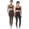 imageAUROLA Workout Leggings for Women Seamless Scrunch Tights Tummy Control Gym Fitness Girl Sport Active Yoga PantsCurry Ash