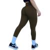 imageAUROLA Workout Leggings for Women Seamless Scrunch Tights Tummy Control Gym Fitness Girl Sport Active Yoga PantsDark Olive