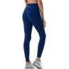 imageAUROLA Workout Leggings for Women Seamless Scrunch Tights Tummy Control Gym Fitness Girl Sport Active Yoga PantsDeep Blue