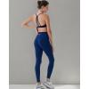 imageAUROLA Workout Leggings for Women Seamless Scrunch Tights Tummy Control Gym Fitness Girl Sport Active Yoga PantsDeep Blue