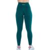 imageAUROLA Workout Leggings for Women Seamless Scrunch Tights Tummy Control Gym Fitness Girl Sport Active Yoga PantsDeep Teal