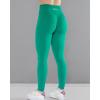 imageAUROLA Workout Leggings for Women Seamless Scrunch Tights Tummy Control Gym Fitness Girl Sport Active Yoga PantsGolf Green