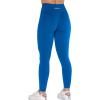 imageAUROLA Workout Leggings for Women Seamless Scrunch Tights Tummy Control Gym Fitness Girl Sport Active Yoga PantsLapis Blue
