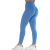 imageAUROLA Workout Leggings for Women Seamless Scrunch Tights Tummy Control Gym Fitness Girl Sport Active Yoga PantsLavender Lustre