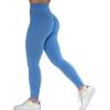 imageAUROLA Workout Leggings for Women Seamless Scrunch Tights Tummy Control Gym Fitness Girl Sport Active Yoga PantsLavender Lustre