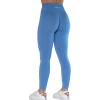 imageAUROLA Workout Leggings for Women Seamless Scrunch Tights Tummy Control Gym Fitness Girl Sport Active Yoga PantsLavender Lustre