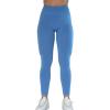imageAUROLA Workout Leggings for Women Seamless Scrunch Tights Tummy Control Gym Fitness Girl Sport Active Yoga PantsLavender Lustre