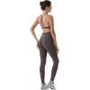 imageAUROLA Workout Leggings for Women Seamless Scrunch Tights Tummy Control Gym Fitness Girl Sport Active Yoga PantsMocha