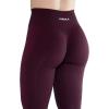 imageAUROLA Workout Leggings for Women Seamless Scrunch Tights Tummy Control Gym Fitness Girl Sport Active Yoga PantsSet Black Marlblack Cherry