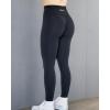 imageAUROLA Workout Leggings for Women Seamless Scrunch Tights Tummy Control Gym Fitness Girl Sport Active Yoga PantsSet Blackfiery Red