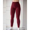imageAUROLA Workout Leggings for Women Seamless Scrunch Tights Tummy Control Gym Fitness Girl Sport Active Yoga PantsSun Dried Tomato