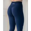 imageAUROLA Workout Leggings for Women Seamless Scrunch Tights Tummy Control Gym Fitness Girl Sport Active Yoga PantsTuxedo Blue