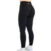 imageAUROLA Workout Leggings for Women Seamless Scrunch Tights Tummy Control Gym Fitness Girl Sport Active Yoga PantsBlack