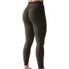 imageAUROLA Workout Leggings for Women Seamless Scrunch Tights Tummy Control Gym Fitness Girl Sport Active Yoga PantsDark Olive