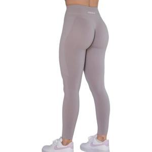 imageAUROLA Workout Leggings for Women Seamless Scrunch Tights Tummy Control Gym Fitness Girl Sport Active Yoga PantsRaindrops