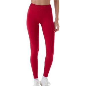 imageAUROLA Workout Leggings for Women Seamless Scrunch Tights Tummy Control Gym Fitness Girl Sport Active Yoga PantsTango Red