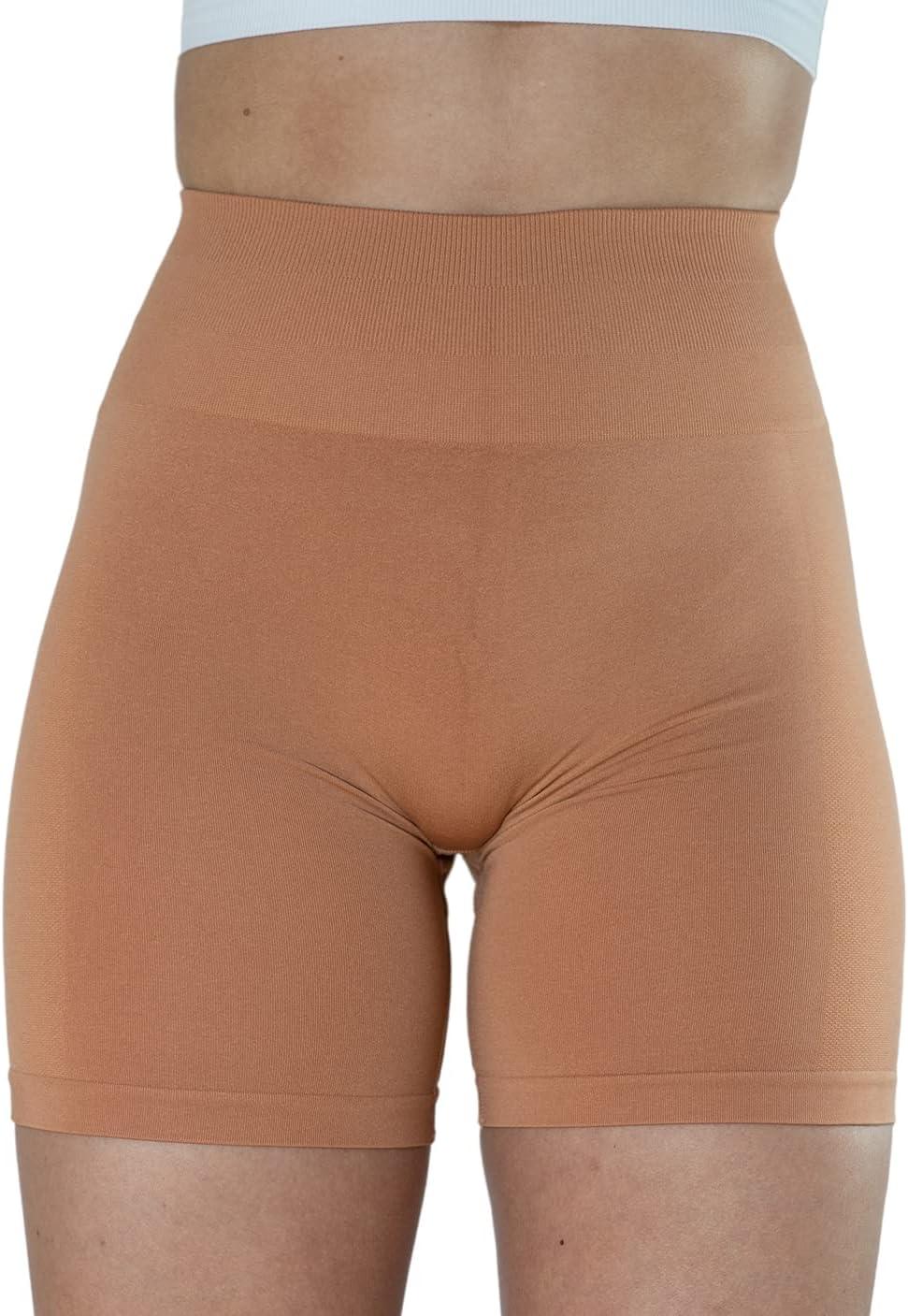 imageAUROLA Intensify Workout Shorts for Women Seamless Scrunch Short Gym Yoga Running Sport Active Exercise Fitness ShortsCork