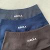 imageAUROLA Intensify Workout Shorts for Women Seamless Scrunch Short Gym Yoga Running Sport Active Exercise Fitness ShortsBlack Marl