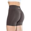 imageAUROLA Intensify Workout Shorts for Women Seamless Scrunch Short Gym Yoga Running Sport Active Exercise Fitness ShortsChestnut Brown
