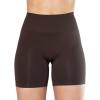 imageAUROLA Intensify Workout Shorts for Women Seamless Scrunch Short Gym Yoga Running Sport Active Exercise Fitness ShortsChocolate Plum