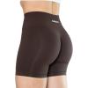 imageAUROLA Intensify Workout Shorts for Women Seamless Scrunch Short Gym Yoga Running Sport Active Exercise Fitness ShortsChocolate Plum