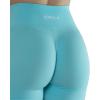 imageAUROLA Intensify Workout Shorts for Women Seamless Scrunch Short Gym Yoga Running Sport Active Exercise Fitness ShortsCrystal Blue