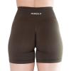 imageAUROLA Intensify Workout Shorts for Women Seamless Scrunch Short Gym Yoga Running Sport Active Exercise Fitness ShortsDark Olive