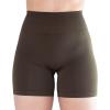 imageAUROLA Intensify Workout Shorts for Women Seamless Scrunch Short Gym Yoga Running Sport Active Exercise Fitness ShortsDark Olive