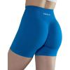 imageAUROLA Intensify Workout Shorts for Women Seamless Scrunch Short Gym Yoga Running Sport Active Exercise Fitness ShortsDiva Blue