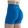 imageAUROLA Intensify Workout Shorts for Women Seamless Scrunch Short Gym Yoga Running Sport Active Exercise Fitness ShortsDiva Blue