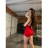imageAUROLA Intensify Workout Shorts for Women Seamless Scrunch Short Gym Yoga Running Sport Active Exercise Fitness ShortsFiery Red
