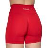 imageAUROLA Intensify Workout Shorts for Women Seamless Scrunch Short Gym Yoga Running Sport Active Exercise Fitness ShortsFiery Red