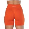 imageAUROLA Intensify Workout Shorts for Women Seamless Scrunch Short Gym Yoga Running Sport Active Exercise Fitness ShortsFlame Orange