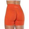imageAUROLA Intensify Workout Shorts for Women Seamless Scrunch Short Gym Yoga Running Sport Active Exercise Fitness ShortsFlame Orange