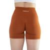 imageAUROLA Intensify Workout Shorts for Women Seamless Scrunch Short Gym Yoga Running Sport Active Exercise Fitness ShortsGold Fire