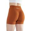 imageAUROLA Intensify Workout Shorts for Women Seamless Scrunch Short Gym Yoga Running Sport Active Exercise Fitness ShortsGold Fire
