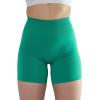 imageAUROLA Intensify Workout Shorts for Women Seamless Scrunch Short Gym Yoga Running Sport Active Exercise Fitness ShortsGolf Green
